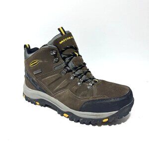 Skechers Mens Relment Pelmo Waterproof Boots Brown Size 11EWW